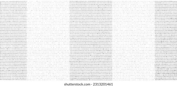 Monochrome texture composed of irregular graphic elements. Distressed uneven grunge background. Abstract vector illustration. Overlay for interesting effect and depth. Isolated on white background.