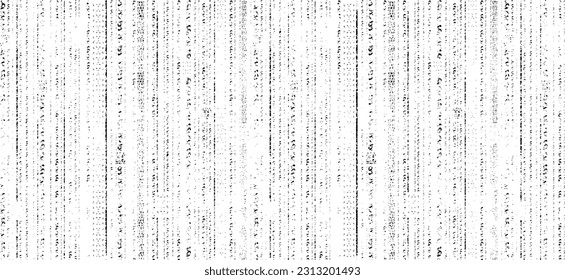 Textura monocroma compuesta de elementos gráficos irregulares. Antecedentes desiguales. Ilustración del vector abstracto. Superposición para el efecto interesante y la profundidad. Aislado sobre fondo blanco.