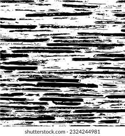 Textura monocroma compuesta de elementos gráficos irregulares. Antecedentes desiguales. Ilustración del vector abstracto. Superposición para el efecto interesante y la profundidad. Aislado sobre fondo blanco.