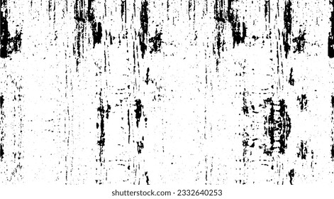 Textura monocroma compuesta de elementos gráficos irregulares. Antecedentes desiguales. Ilustración del vector abstracto. Superposición para el efecto interesante y la profundidad. Aislado sobre fondo blanco.