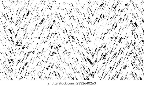 Textura monocroma compuesta de elementos gráficos irregulares. Antecedentes desiguales. Ilustración del vector abstracto. Superposición para el efecto interesante y la profundidad. Aislado sobre fondo blanco.