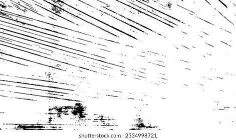 Textura monocroma compuesta de elementos gráficos irregulares. Antecedentes desiguales. Ilustración del vector abstracto. Superposición para el efecto interesante y la profundidad. Aislado sobre fondo blanco.
