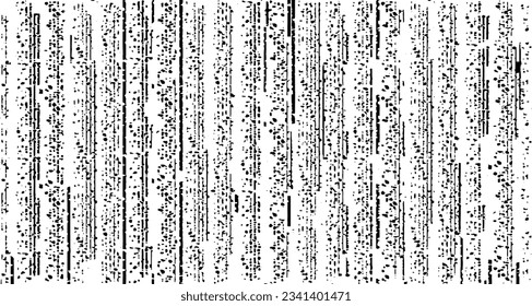Textura monocroma compuesta de elementos gráficos irregulares. Antecedentes desiguales. Ilustración del vector abstracto. Superposición para el efecto interesante y la profundidad. Aislado sobre fondo blanco.