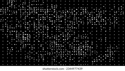Textura monocroma compuesta de elementos gráficos irregulares. Antecedentes desiguales. Ilustración del vector abstracto. Superposición para el efecto interesante y la profundidad. Aislado sobre fondo blanco.