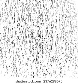 Monochrome texture composed of irregular graphic elements. Distressed uneven grunge background. Abstract vector illustration. Overlay for interesting effect and depth. Isolated on white background.