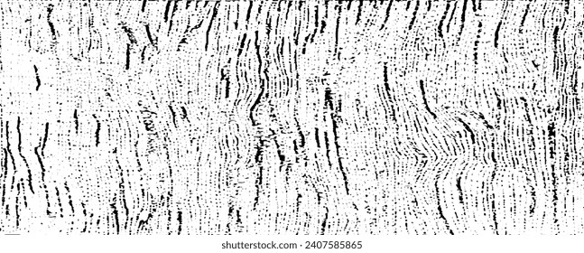 Monochrome texture composed of irregular graphic elements. Distressed uneven grunge background. Abstract vector illustration. Overlay for interesting effect and depth. Isolated on white background.