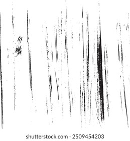Monochrome texture composed of irregular graphic elements. Distressed uneven grunge background. Abstract vector illustration. Overlay for interesting effect and depth. Isolated on white background.