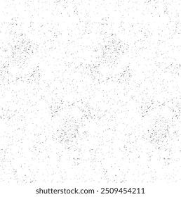 Monochrome texture composed of irregular graphic elements. Distressed uneven grunge background. Abstract vector illustration. Overlay for interesting effect and depth. Isolated on white background.