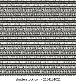 Monochrome Mélange Textured Striped Pattern