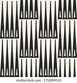 Monochrome Tower Checked Textured Pattern