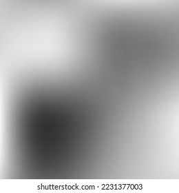 Monochrome Trendy Empty Smooth Blurred Texture. Minimal Grey Vector Black Gradient Background. Digital Dark Metallic Silver Blurry Wallpaper. Aluminium Watercolor White Liquid Gradient Mesh.
