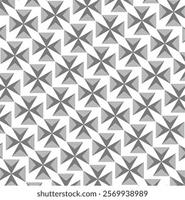 Monochrome triangle patterns vector background