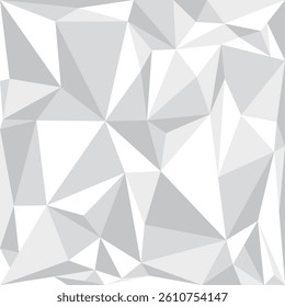"Monochrome Triangular Abstract with Geometric Harmony"