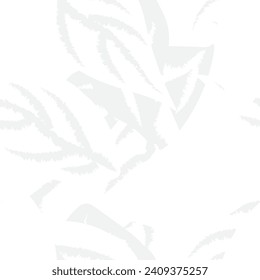 Monochrome Tropical Leaf seamless pattern design for fashion textiles, graphics and crafts