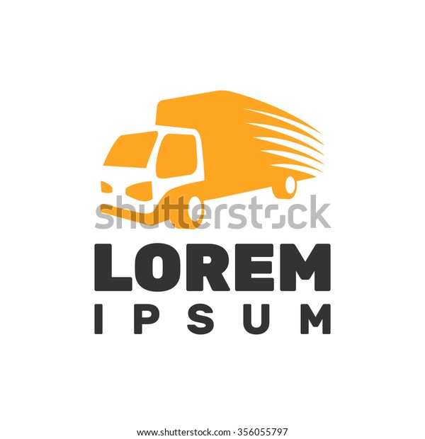 delivery truck logo design