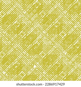 Monochrome twill weave plaid  details seamless vector