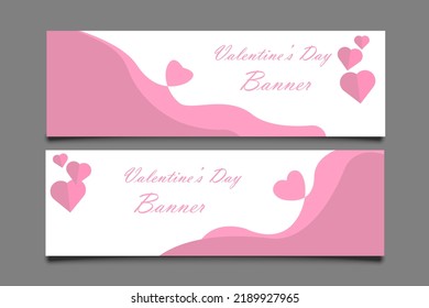 Monochrome valentine's day and love colorful banner template with copy space for individual text, using shape and dot, web, app, marketing, poster and media design on the grey background