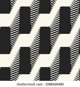 Monochrome Variegated Brushed Block Pattern