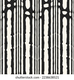 Monochrome Variegated Ethnic Stripes Pattern