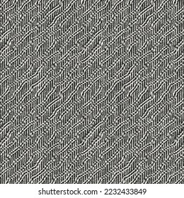 Monochrome Variegated Mesh Textured Wavy Pattern - Shutterstock ID 2232433849