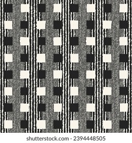Monochrome Variegated Square Dot Textured Pattern