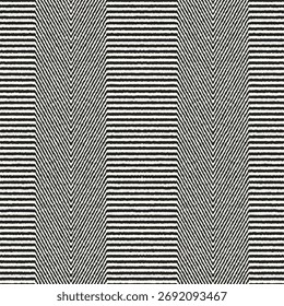 Monochrome Variegated Striped Bands Pattern