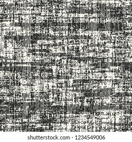 Monochrome Variegated Striped Complexity Textured Background. Seamless Pattern. 
