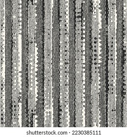Monochrome Variegated Textured Distressed Striped Pattern