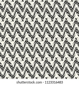 Monochrome Variegated Waves Textured Pattern