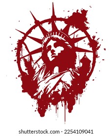 monochrome, vector, abstraction, image, lady liberty, blob, splatter, stamp, blank, girl, feathers, logo, tattoo, brand, logo, black and white, liberty, liberty, statue of liberty, dreamcatcher