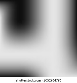 Monochrome Vector Empty Dark Smooth Surface. Metallic Aluminium Minimal Trendy Blurry Wallpaper. Watercolor Black Digital Monochrome Gradient Mesh. Liquid Grey Silver Smooth Gradient Backdrop.
