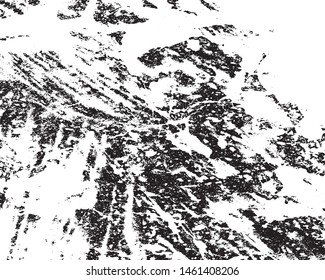 Monochrome vector grunge background. Abstract black and white texture