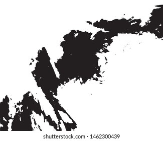 Monochrome vector grunge background. Abstract black and white texture