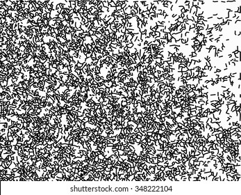 Monochrome vector grunge texture. Cracks, scribble, dirt. Graphic design.
