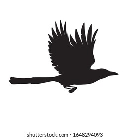 Magpie Silhouette Images, Stock Photos & Vectors | Shutterstock