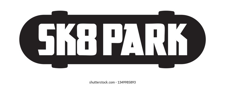 Monochrome vector illustration on the theme of skateboarding.