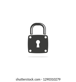 Monochrome vector illustration of a set key, isolated on a white background.