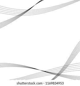 monochrome vector square geometrical background with black lines