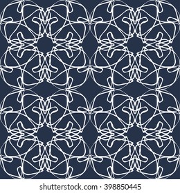 monochrome vintage seamless pattern vector illustration