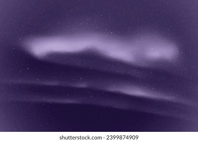 Fondo del espacio violeta monocromo. Luces boreales, aurora boreal