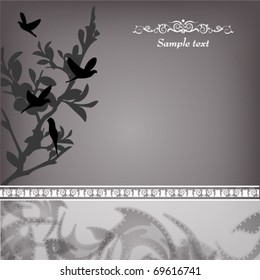 Monochrome wallpaper in modern style