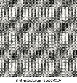 Monochrome Washed Canvas Textured Subtle Striped Pattern