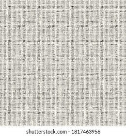 Monochrome Washed Effect Textured Canvas Background. Seamless Pattern.