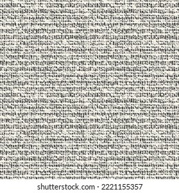 Monochrome Washed-Out Canvas Effect Textured Striped Pattern