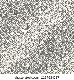 Monochrome Washed-Out Canvas Effect Textured Pattern