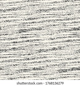 Monochrome Washed-Out Effect Textured Melange Striped Pattern