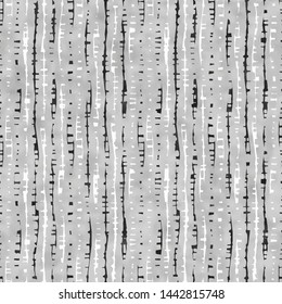 Monochrome Watercolor-Dyed Effect Irregular Stroke Textured Background. Seamless Pattern.
