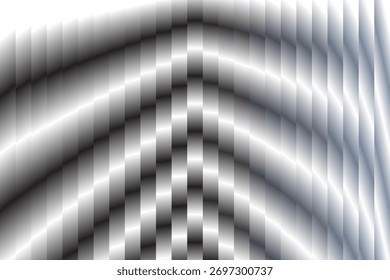 Monochrome Wave Abstract Background with Pixelated Checkerboard Grid