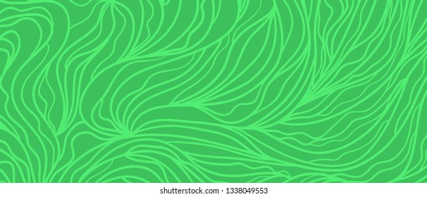 Monochrome wave pattern. Colorful wavy background. Hand drawn lines. Stripe texture. Doodle for design. Line art. Colored wallpaper