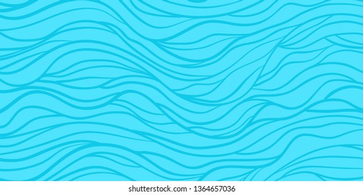 Monochrome wave pattern. Colorful wavy background. Hand drawn lines. Stripe texture. Line art. Colored wallpaper
